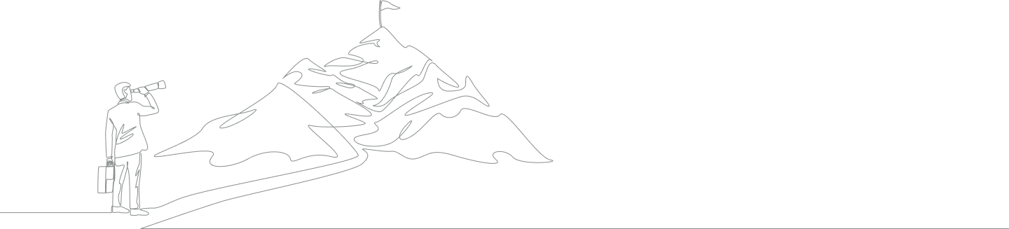 India at the Core Mountain Illustration